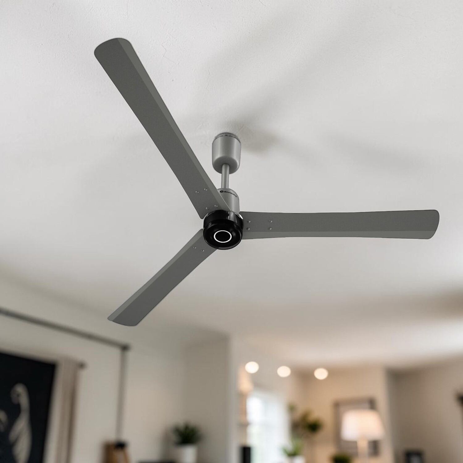 Picture of Atomberg Renesa Elite Smart 1400mm BLDC Ceiling Fan with Remote Control (Sand Grey) | AT-153-Sand Grey