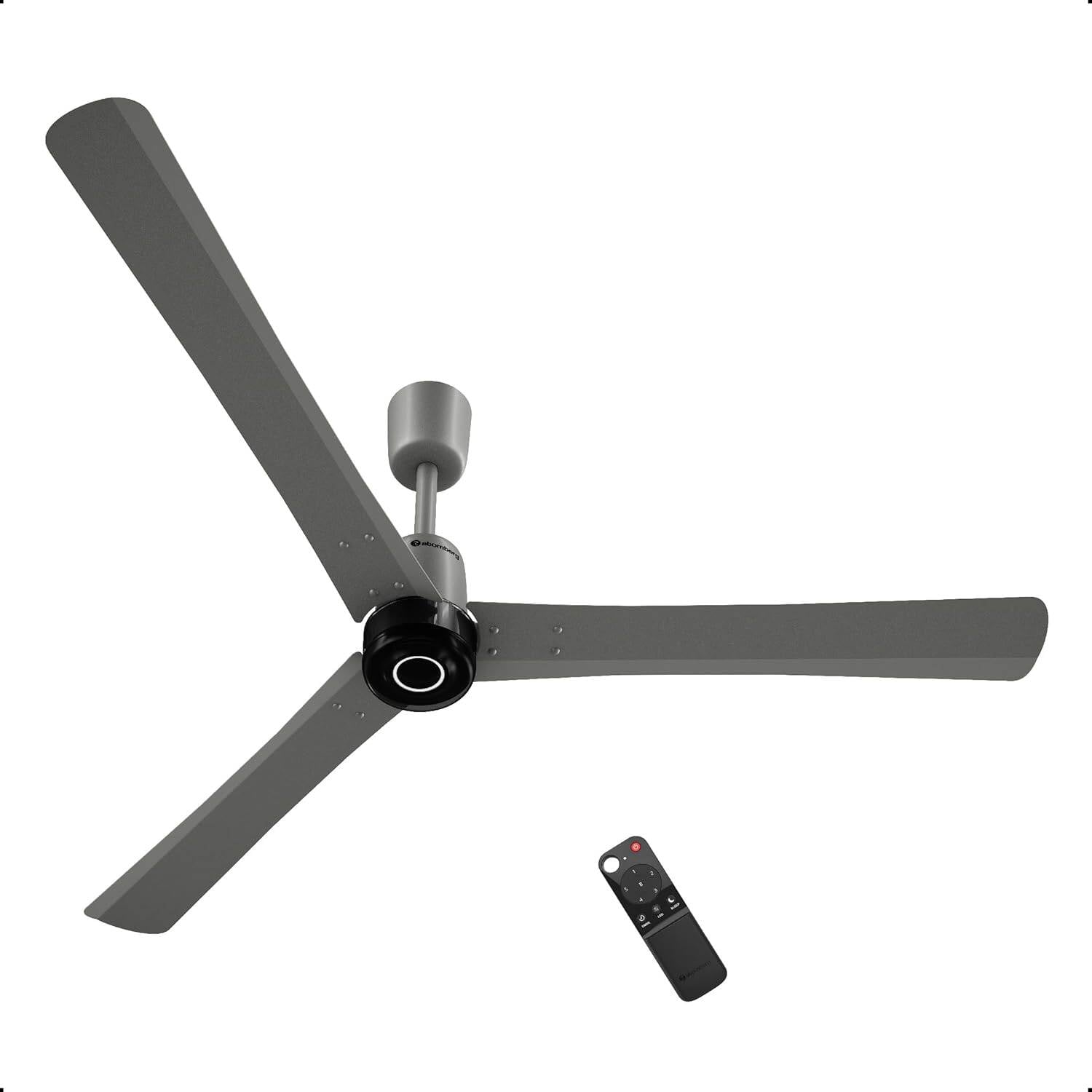 Picture of Atomberg Renesa Elite Smart 1400mm BLDC Ceiling Fan with Remote Control (Sand Grey) | AT-153-Sand Grey