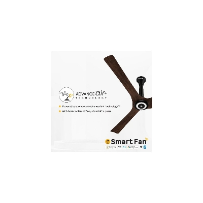 Picture of Atomberg Aris Starlight Smart 1400mm BLDC Ceiling Fan with IoT & Remote Control (Dark Teakwood) | AT-168-Dark Teakwood