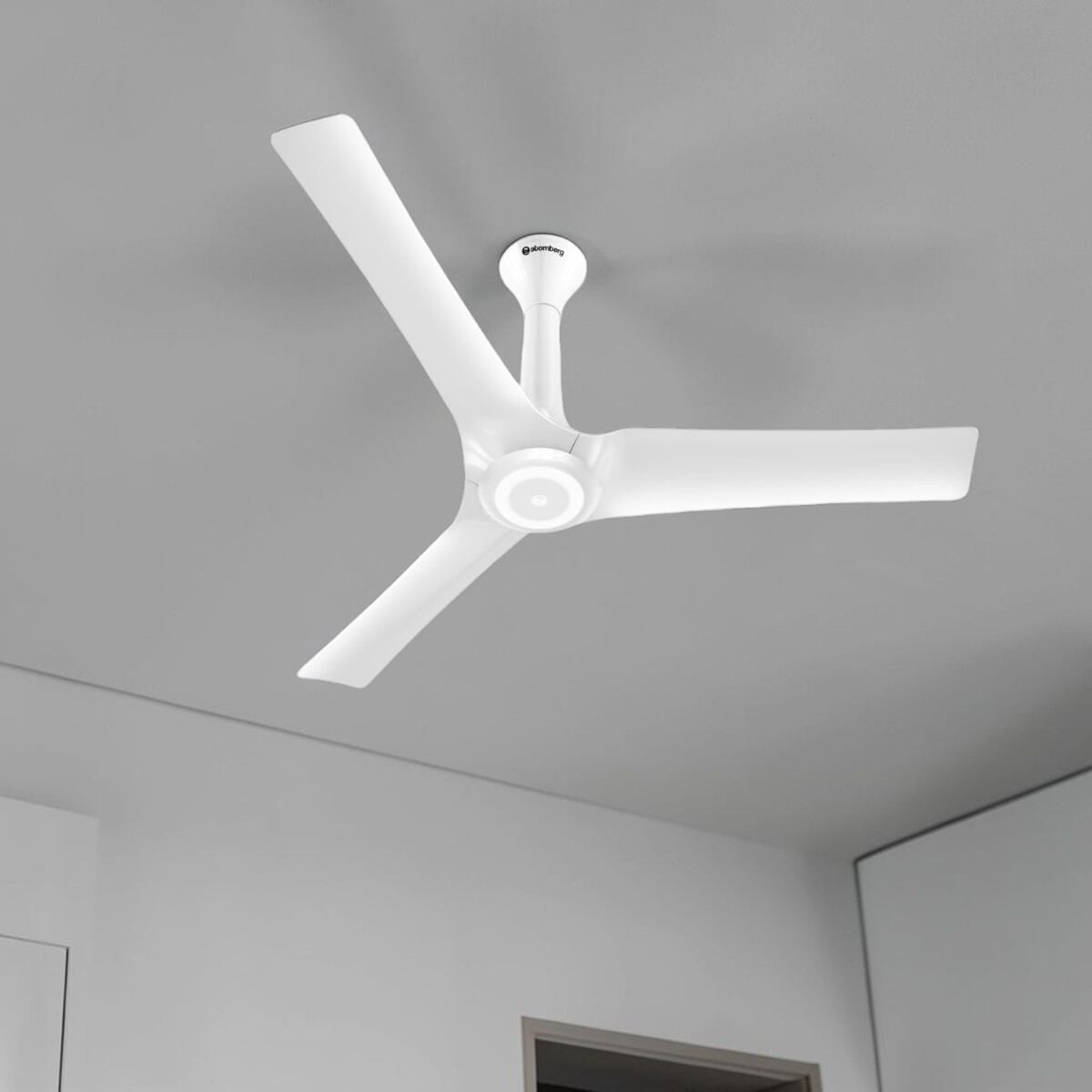 Picture of Atomberg Aris Starlight Smart 1400mm BLDC Ceiling Fan with IoT & Remote Control (Marble White) | AT-167-Marble White