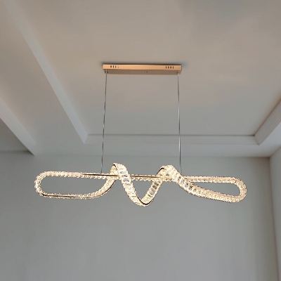 Picture of Qulik Modern Crystal Luxury Chandelier LED Light (French Gold)- (QL-D8927-1000-FGD)-Gold