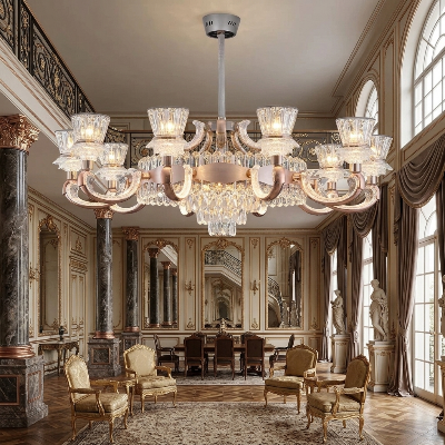 Picture of Qulik LED Chandelier Light (QL-LD2093-8)-Gold