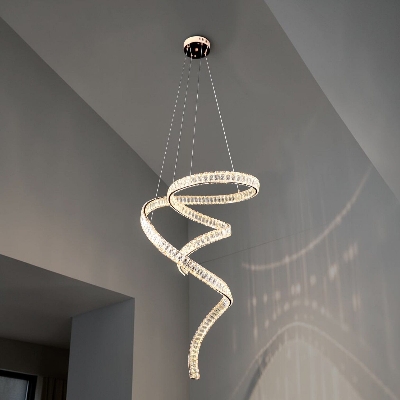 Picture of Qulik Modern Luxury Chandelier LED Light (French Gold)- (QL-D8928-600-1000-FGD)-Gold