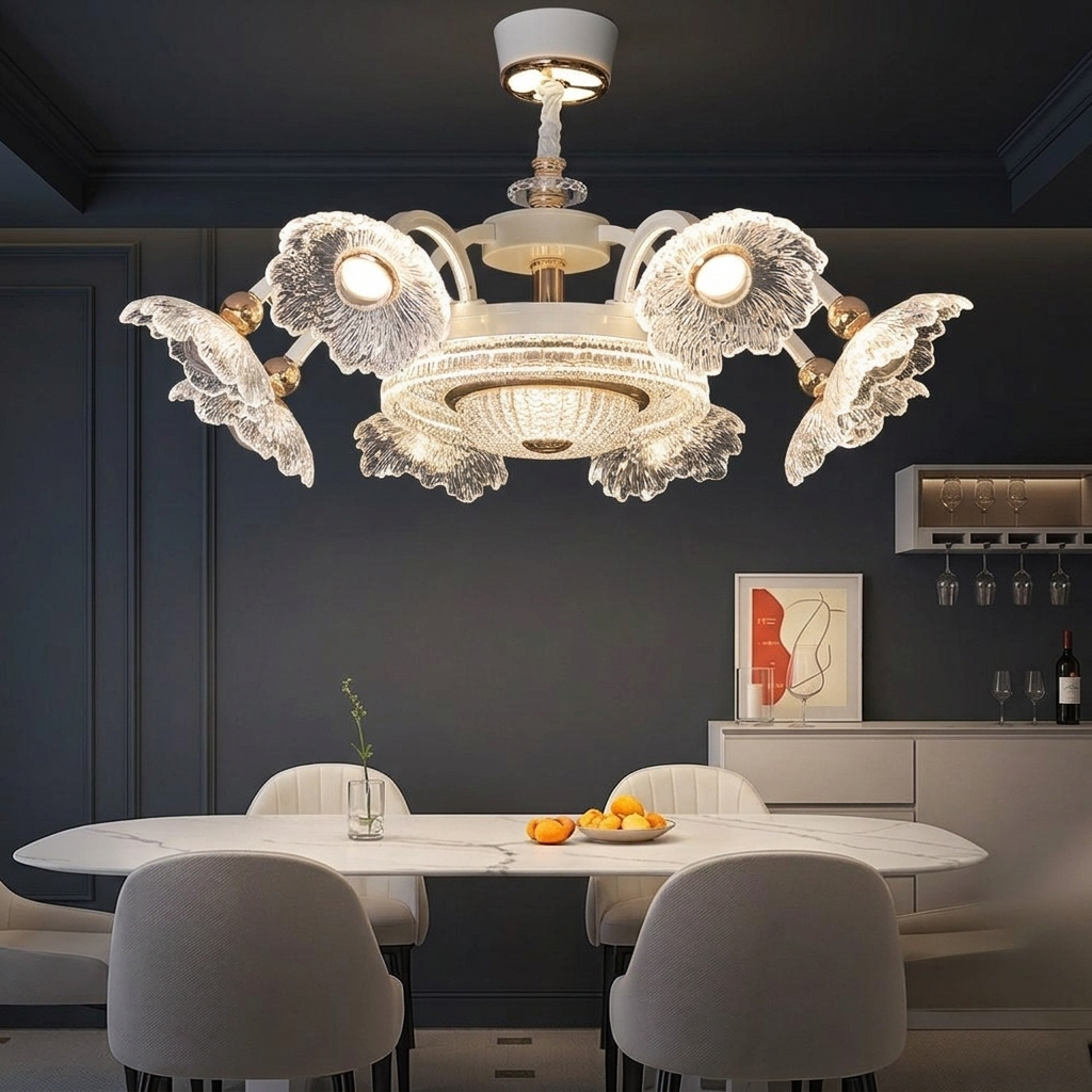 Picture of Qulik Modern Crystal Chandelier Light (QL-LD688-8)-Gold