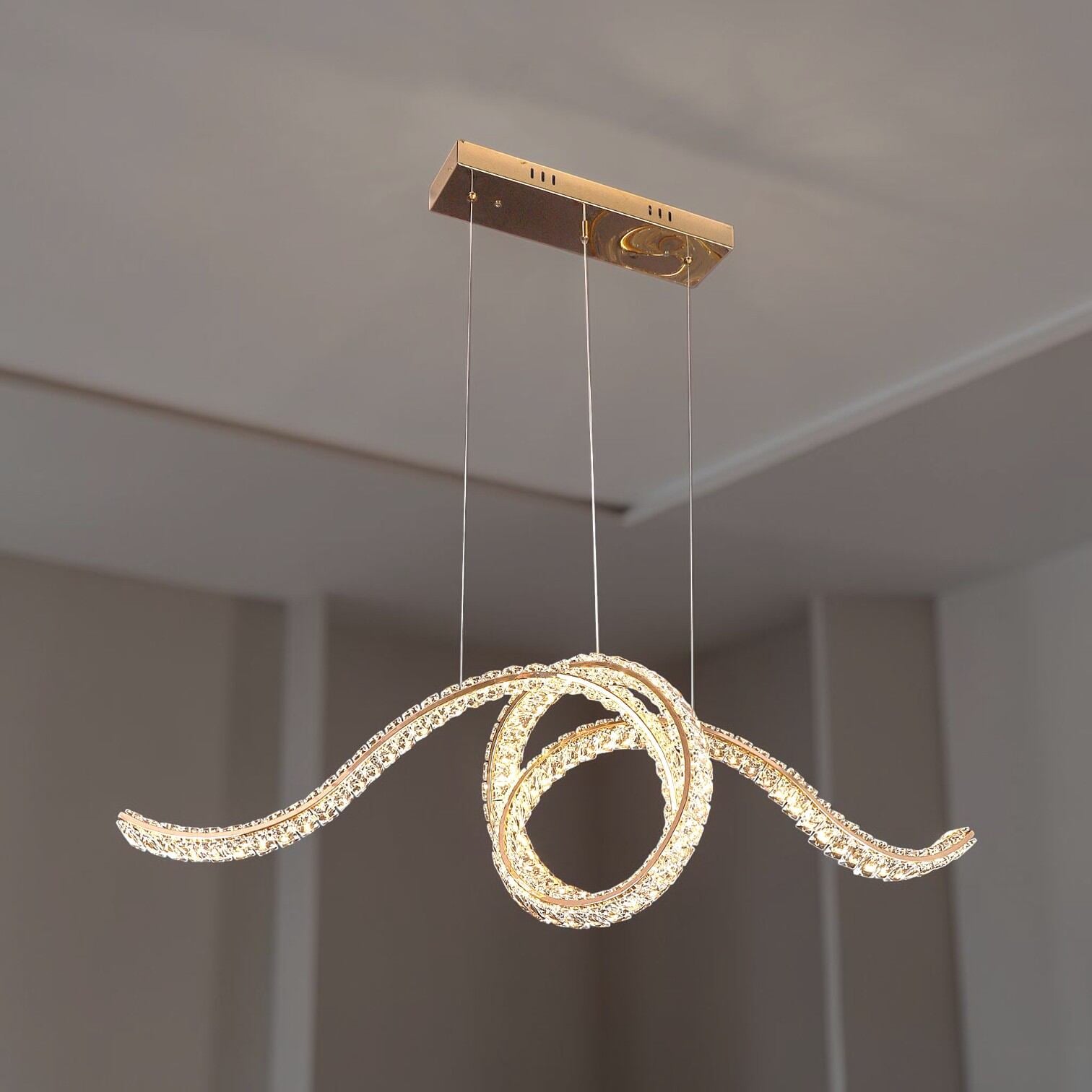 Picture of Qulik Luxury Chandelier Light (French Gold)- (QL-D8821-1100-300-FGD)-French Gold