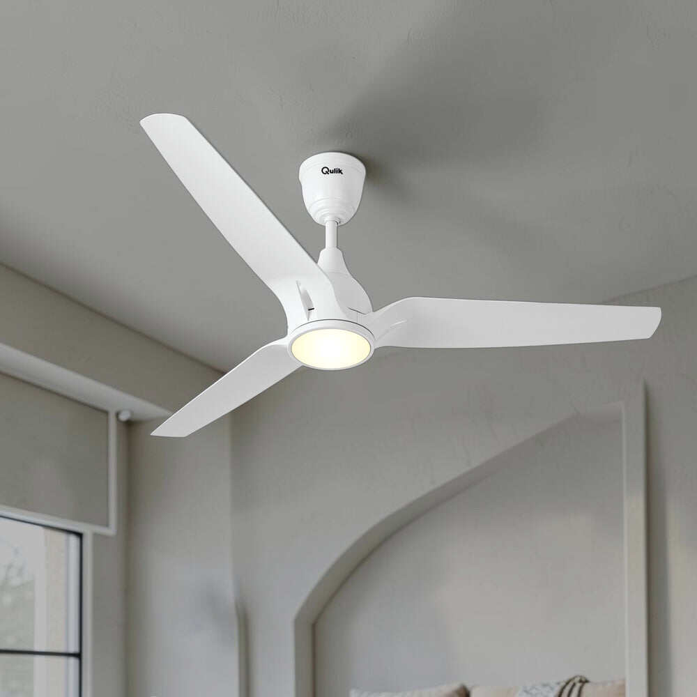 Picture of Qulik Nexa 56" Silent Series Energy Saving BLDC Remote Control Underlight Ceiling Fan (Pearl White) | Q-6579-PW-UL-Pearl White
