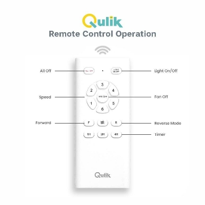 Picture of Qulik Nexa 56" Silent Series Energy Saving BLDC Remote Control Underlight Ceiling Fan (Dark Wood) | Q-6579-DW-UL-Dark Wood