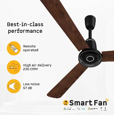 Picture of Atomberg Studio Nexus Smart 1400mm BLDC Ceiling Fan With IoT & Remote Control | AT-147 | Free Delivery