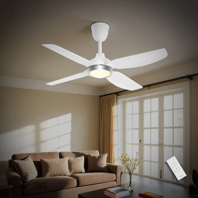 Picture of Qulik Windora 56" Decorative Energy Saving BLDC Remote Control Underlight Ceiling Fan (Pearl White) | Q-6575-PW-UL | Free Delivery
