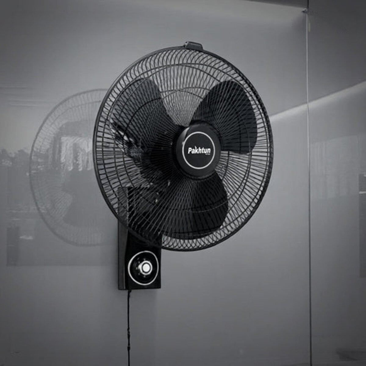 Picture of Pakhtun 18" High Speed Wall Bracket Fan (Black) | PK-117 | Free Delivery