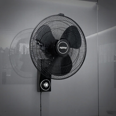 Picture of Pakhtun 18" High Speed Wall Bracket Fan (Black) | PK-117 | Free Delivery