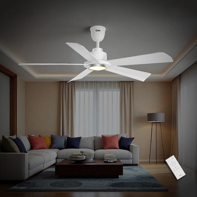 Picture of Qulik Quantom 56" Decorative Silent ABS Blade Remote Underlight Ceiling Fan (Pearl White) | Q-6573-PW-UL | Free Delivery