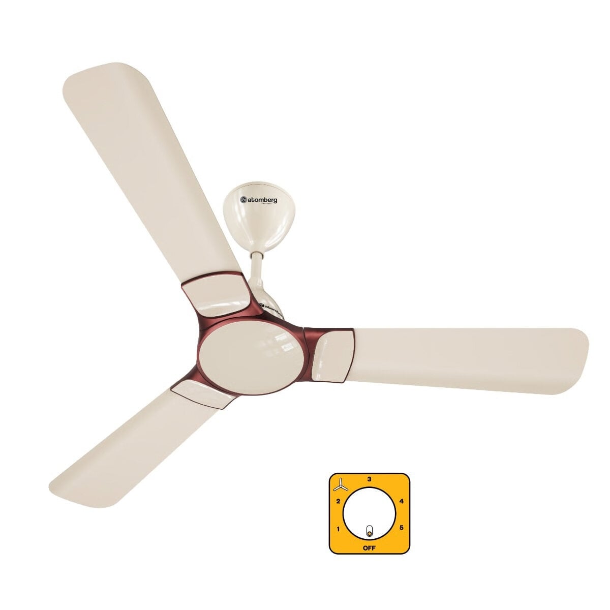 Picture of Atomberg Erica Nuvo 1200mm BLDC Ceiling Fan (Seasand Ivory) | AT- 159