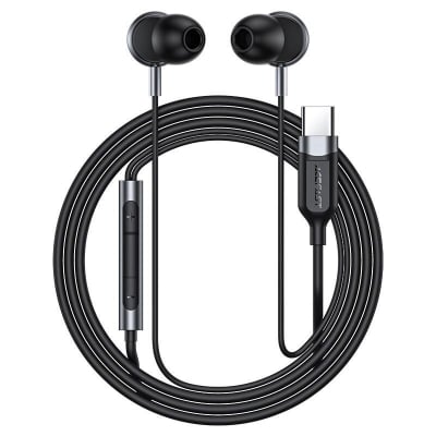 Picture of ACEFAST | L6 Type-C Wired Earphones with Mic | USB-C Digital Audio | 1.2m Cable, 17g | In-line Remote Control, HD Microphone | Ergonomic In-Ear Design | For Android USB-C Phones & Tablets.