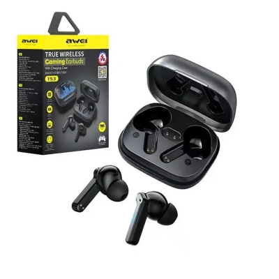 Picture of Awei T53 Wireless Bluetooth Earbuds RGB Colorful Light Earphones Bluetooth 5.3 Call Noise Reduction Headphone