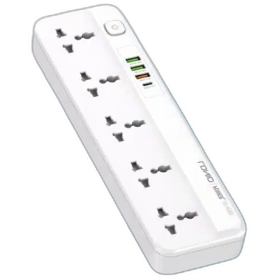 Picture of LDNIO SC5415 2500W Power Strip With 1 Type-C, 4 USB Port & 5 Outlets Power Socket