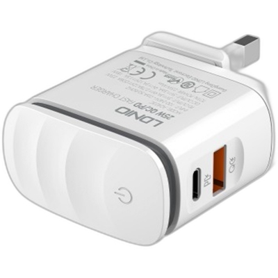 Picture of LDNIO A2423C Adapter Dual USB Port Fast Charger 25 w