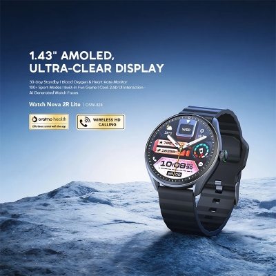 Picture of oraimo Watch Nova 2R Lite OSW‑824 (Smart Watch, 30‑Day Standby, AMOLED Display)
