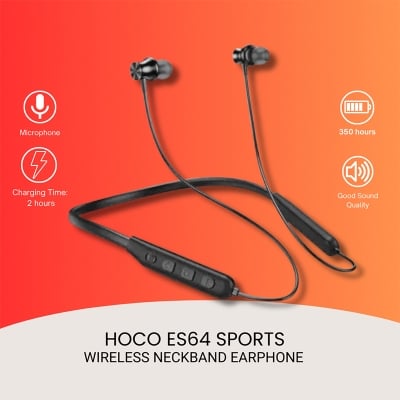 Picture of Hoco ES64 Wireless Bluetooth neckband long battery backup