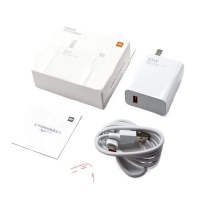 Picture of Mi 33W Turbo Charger All Model Support Turbo Charge USB Charger & Cable C- White