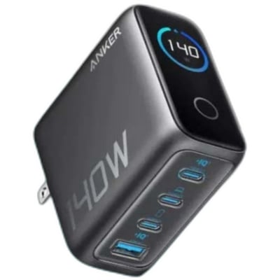 Picture of Anker (B2697) Laptop Charger 140W 4-Port PD 3.1 with Touch Control USB-C Cable