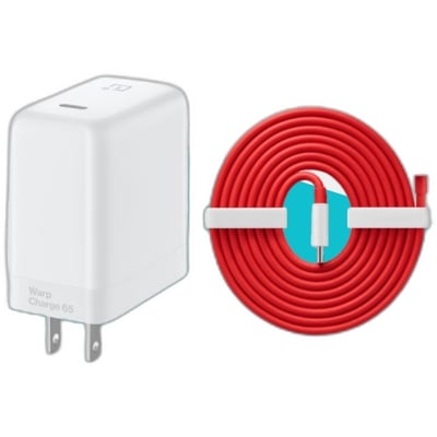 Picture of OnePlus 65W Warp Charge Adapter with Type-C Cable