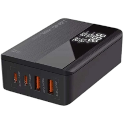 Picture of LDNIO A4808Q 65W Two PD Type-C and Two QC3.0 Super Fast Charging Desktop Mobile Charger