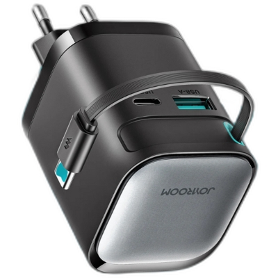 Picture of Joyroom JR-TCL02 GaN 65W Charger with Retractable Cable