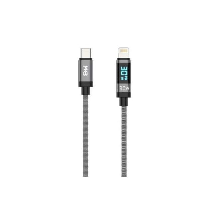Picture of MKB CL 300 Braided 30W Type C To Lightning Fast Charging Cable
