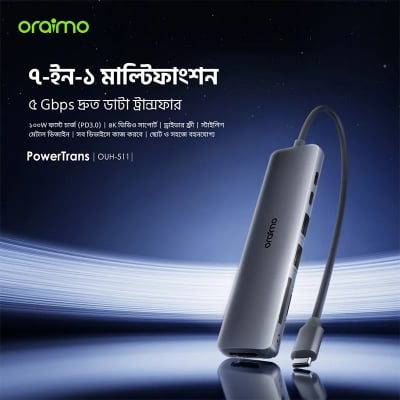 Picture of Oraimo PowerTrans Multi‑Functional USB‑C Adapter (OUH‑511)