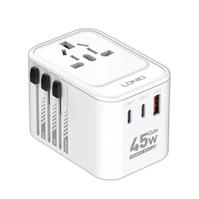 Picture of Ldnio Z8 45W GaN Universal Travel Adapter