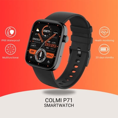 Picture of Colmi P71 Smart Watch Voice Calling Men Health Monitoring IP68 Waterproof Notifications Voice Assistant Smartwatch for Men and Women