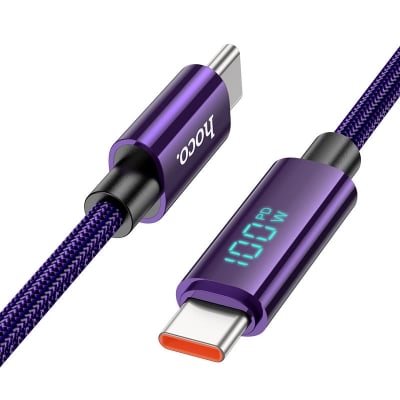 Picture of Hoco U125 Benefit Type‑C to Type‑C PD 100W Fast Charging Cable (1.2m)