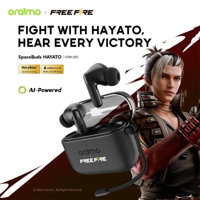 Picture of oraimo SpaceBuds HAYATO OTW‑325 Free Fire Edition (Gaming TWS Earbuds)