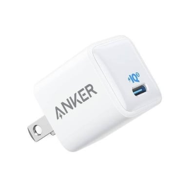 Picture of Anker 20W A2633 PowerPort III Nano 20w, PIQ 3.0 Compact Fast Charger Adapter, PowerPort III Nano USB C Wall Charger for iPhone 11/11 Pro/11 Pro Max/XR/XS/X, Galaxy S10/S9,Pixel 3/2, iPad Pro,Nintendo Switch and More