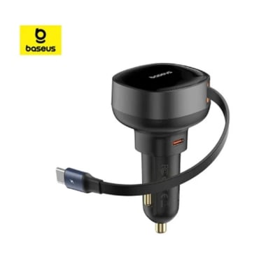 Picture of Baseus Enjoyment Pro Retractable USB‑C 60W Car Charger