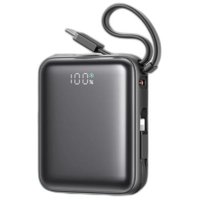 Picture of JOYROOM JR-PBF27 22.5W mini Power Bank 10000mAh Charger with Built-In Dual Cables