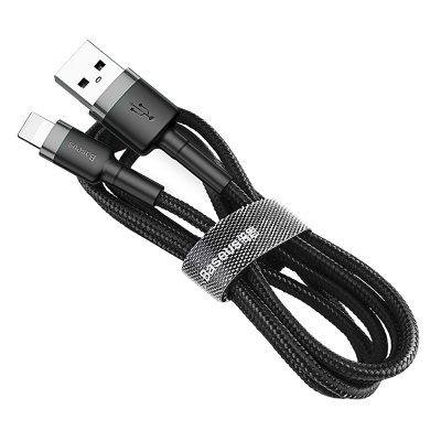 Picture of Baseus Cafule Fast Charging Cable for iPhone - 1 Meter, 2.4A