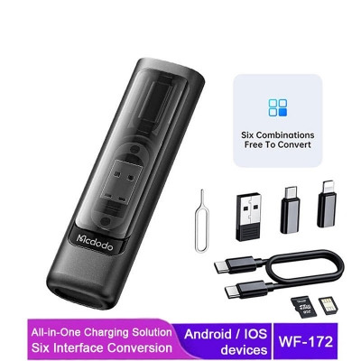 Picture of Mcdodo WF-172 USB Cable & Adapter Conversion Multifunctional Storage Box - Black