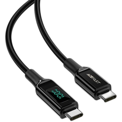 Picture of Acefast C6-03 USB-C to USB-C 100W Cable with Display