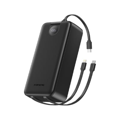 Picture of Foneng (PX108) 30000mAh 22.5W Power Bank with Built-In 3 Cables