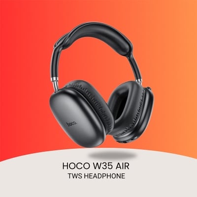 Picture of Hoco W35 Air Wireless Bluetooth Headphone Tripple Mode Wired TF and BT 400mAh Super Long Battery Life Up to 4 Hours Music Time Sports Gaming Headphones