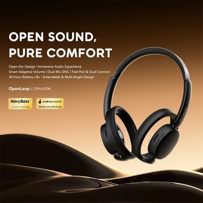 Picture of oraimo OpenLoop OPN‑670N (Open‑Ear Wireless Headphones, 50H Playtime)