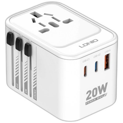 Picture of LDNIO Z9 20W GaN Travel Adapter Fire-resistant material-