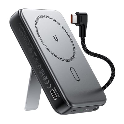 Picture of ACEFAST M24 22.5W 10000mAh Magnetic Power Bank with Built‑In Cable
