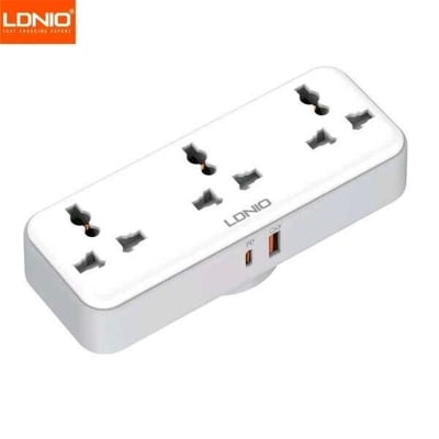 Picture of LDNIO SC3317 3 AC Outlets Portable Extension Power Socket
