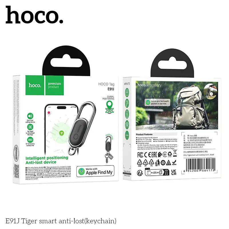 Picture of Hoco E91J Smart Anti-lost Device Keychain
