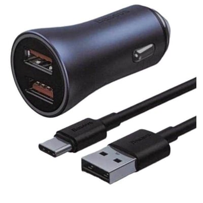 Picture of Baseus Golden Contactor Pro Dual Quick Charger Car Charger U+U 40W (CCJDZ‑C)