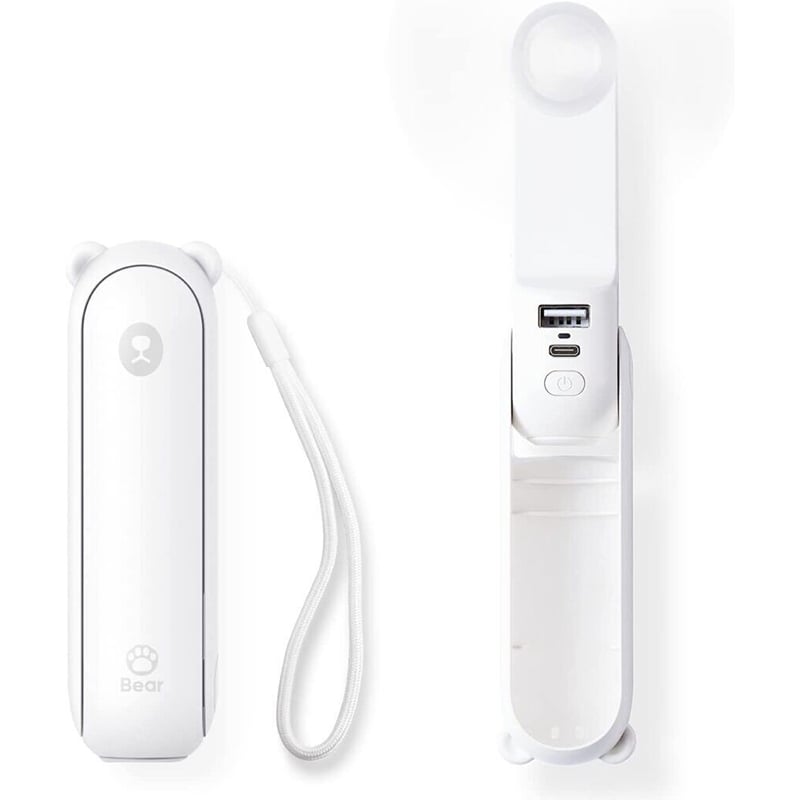 Picture of JISULIFE F8 3-in-1 Mini Foldable Fan with Flashlight
