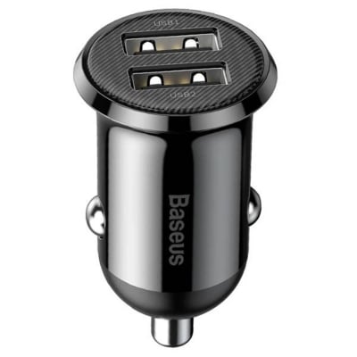Picture of Baseus Grain Pro Dual USB Car Charger (4.8A)